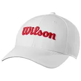 Wilson Tour Cap Weiß/Rot One Size