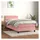 vidaXL Boxspringbett 100 x 200 cm Rosa