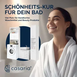 CASARIA Badmöbel-Set Neapel 3-tlg. Weiß