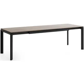 WFL GROUP Elan 160 x 76 x 90 cm ausziehbar Eiche braun