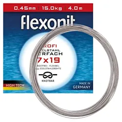 Flexonit Stahlvorfach 7x19, titan