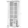 Home Affaire Vitrine Cremona 102 x 44 x 204 cm Weiß