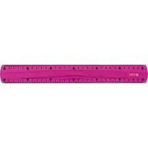 Brunnen 104973026 Lineal 30 cm pink