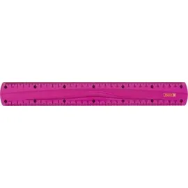 Brunnen 104973026 Lineal 30 cm pink