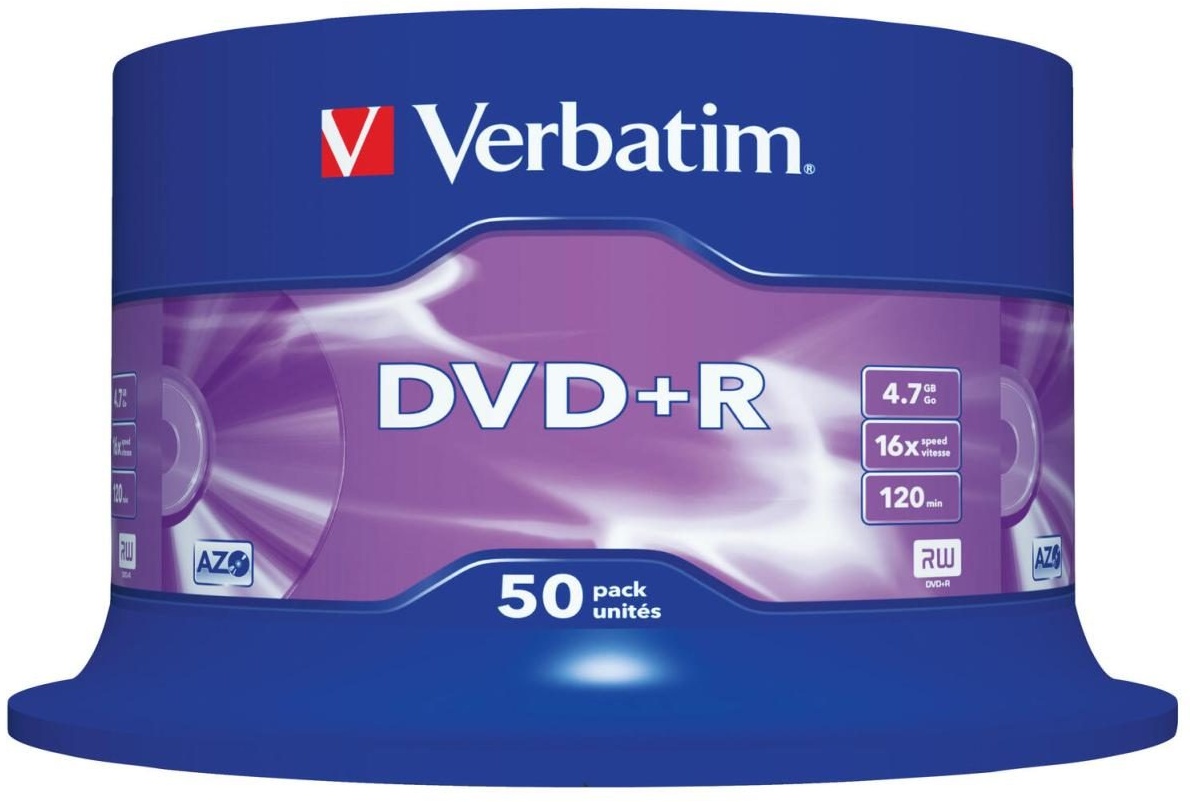 Produktbild Verbatim DVD+R 4,7GB 16x 50er Spindel