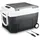 Klamer Kühlbox XXL, elektrische Kühlbox 40L mit Kompressor, 2 Anschlüsse: 230V & 12V für Zigarettenanzünder, Kühlung bis -18°C, Auto Kühlbox mit Räde...