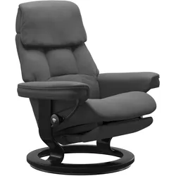 Stressless Ruby | Power Sessel M Batick Grau Schwarz