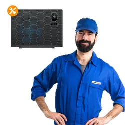 Installation Pool-Wärmepumpe Plus