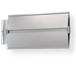 Schild Elegantes Leitsystem, Ausführung Fahnenmontage, Alu, eloxiert, 297x148 mm