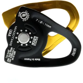 Petzl Mini Seilrolle Orange/Schwarz