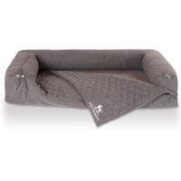 Knuffelwuff orthopädisches 2in1 Sofaschutz Hundebett Yona grau XL