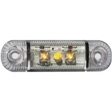 SECORÜT Umriss-Markierungsleuchte Markierungsleuchte seitlich 12 V, 24V Orange Klarglas