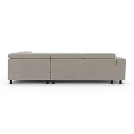OTTO home Ecksofa OTTO HOME "AADEN Schlafsofa 254 cm - OTTO. Verlässliche Qualität.", beige (taupe), B:254cm H:90cm T:199cm, 100% Polyester, Sofas, Ecksofa, mit Bettfunktion, Bettkasten, Kopfstützen, rechts/links bestellbar