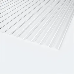 PLEXIGLAS® Resist Wellplatte 1,8mm Sinus 76/18 Farblos - Acryl