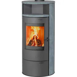 THERMIA Kaminofen München Naturstein grau 7 kW