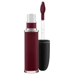 MAC Meet your Matte Retro Liquid Lipcolour Lippenstift High Drama 5 ml Braun 