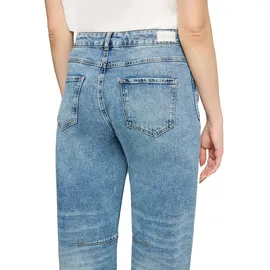 Cartoon Used Look-Jeans mit Bindegürtel in Blau | Gr.: 44,