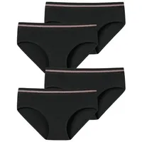 SCHIESSER Panty Long Life Rib 4 St. Schwarz 176