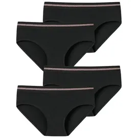 SCHIESSER Panty Long Life Rib 4 St. Schwarz 176