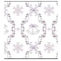Ursus Transparentpapier 115 g/qm A4 25 Blatt Classic Christmas flieder/brombeer