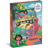 CLEMENTONI E-Lektor Quiz Basic Dora - Lernspiel mit über 200 Fragen & elektronischem Stift - Vorschul-Lernspiel mit Formen, Farben & Zahlen - Ab 3 Jahren - 16682