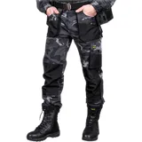 Reis FORECO-T MOB60 Arbeitshosen Männer, Arbeitshose, Schnittschutzhose, Arbeithose Herren, Tarnfarbe Schwarz, 60 Größe - 60