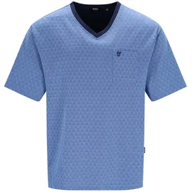 HAJO Pyjama kurz Blau 5XL