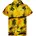 King Kameha Funky Hawaiihemd Kids Kinder Jungs, Kurzarm, Print Surf, Gelb, 6 - 6 Jahre