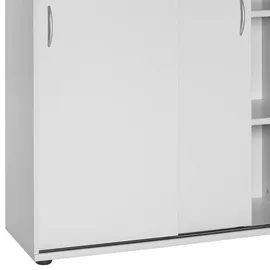 MÖBELPARTNER Serie 4000 Aktenschrank 100 x 39,5 x 152,8 cm grau