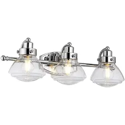 Scholar Wandleuchte chrom poliert 3-flammig IP44 Quoizel QN-SCHOLAR3