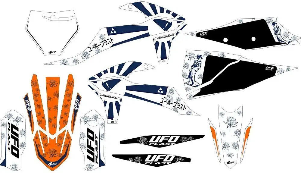 Ufo Akaishi Ktm Aufkleber - Original - One Size