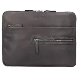 Pride and Soul Terra Schreibmappe Leder 34 cm  grau