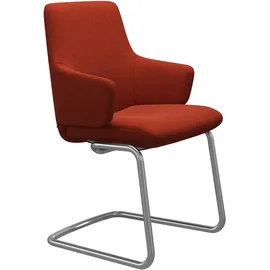 Stressless Stressless® Polsterstuhl »Laurel«, ROHLEDER Stoff Q2 FARON, Stahl, rot (rust q2 faron, schwarz matt)