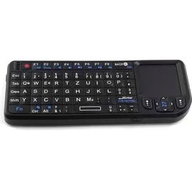 BerryBase Mini Funk Tastatur mit Touchpad & Beleuchtung - schwarz, DE Layout
