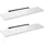 Woltu Wandregal 120 x 3,8 x 22,9 cm Weiß