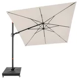 Doppler Pendelschirm myZone AX Ø 280 cm Natur 8-teilig