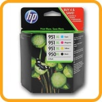 HP 950XL/951XL Tinten Value Pack (bk,c,m,y) HP - C2P43AE