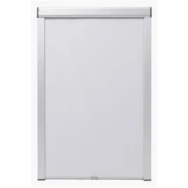 vidaXL Verdunklungsrollo Weiß SK08