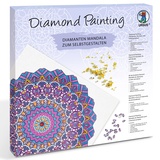 Ursus Diamond Painting Mandala Set 8", lila / pink / blau