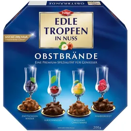 Trumpf Edle Tropfen in Nuss Obstbrände Pralinen 200 g