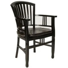 SIT Möbel Armlehnstuhl SAMBA Mahagoni braun