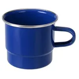 Gräwe Stapelbecher emailliert 8 cm blau, 300 ml Inhalt