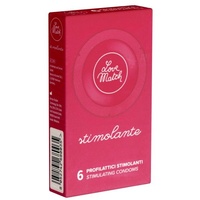 Love Match *Stimolante* Kondome 6 St transparent