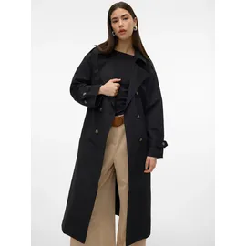 Vero Moda Chloe Long Trenchcoat Black S