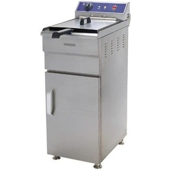 Nasenia Elektrische Standfritteuse mit Doppelwanne 12 Liter Öl 12 Liter Sparprogramm