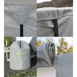 Greenyard Wohnmobil Schutzhülle 610 x 235 x 275 cm Grau