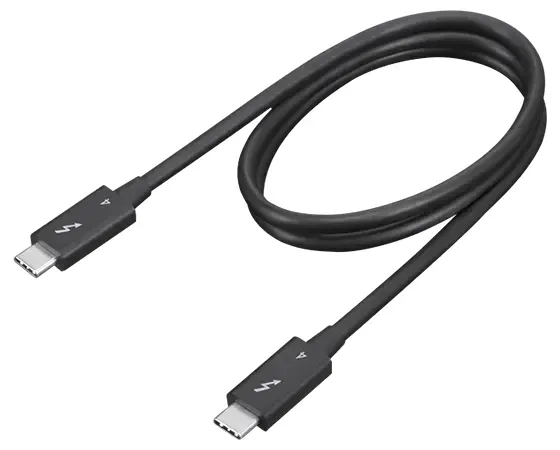 Lenovo Thunderbolt 4 Kabel, passiv, 0.7m — schwarz