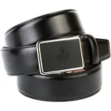 Anthoni Crown Damengürtel Leder schwarz 85