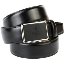 Anthoni Crown Damengürtel Leder schwarz 85