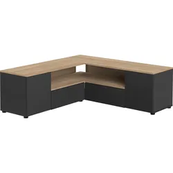 TemaHome Lowboard »ANGLE«, Kommode, ideale Ecklösung, Schenkelmaße: 130x130 cm TemaHome Eichefarbig